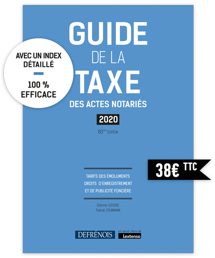Guide de la taxe 2020