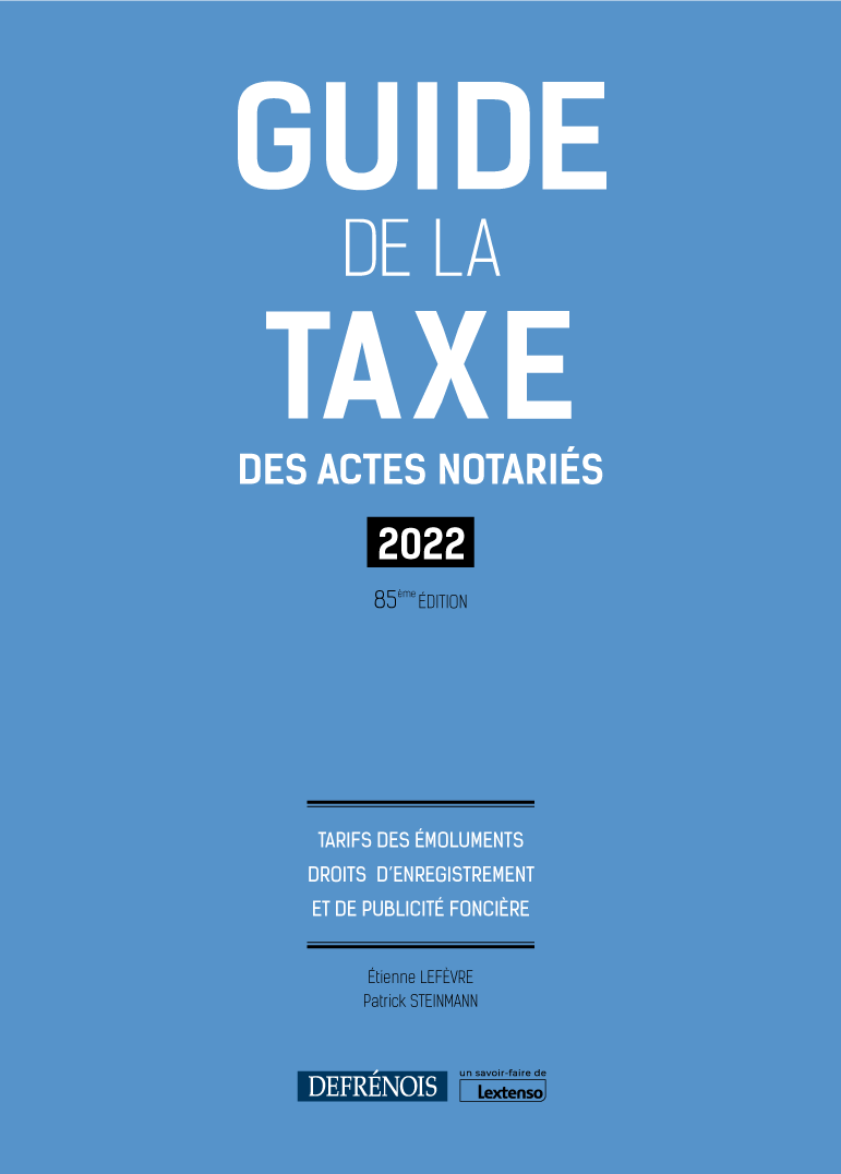 Guide de la taxe 2022