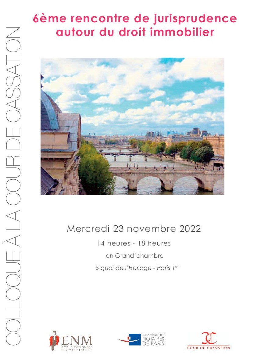 6e Rencontre jurisprudence 23 nov 2022