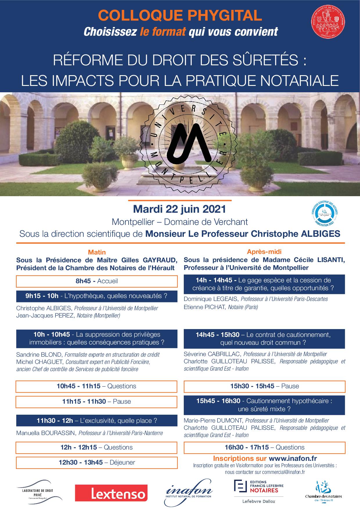 Colloque INAFON 22 juin 2021