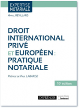 Droit international privé et européen : pratique notariale